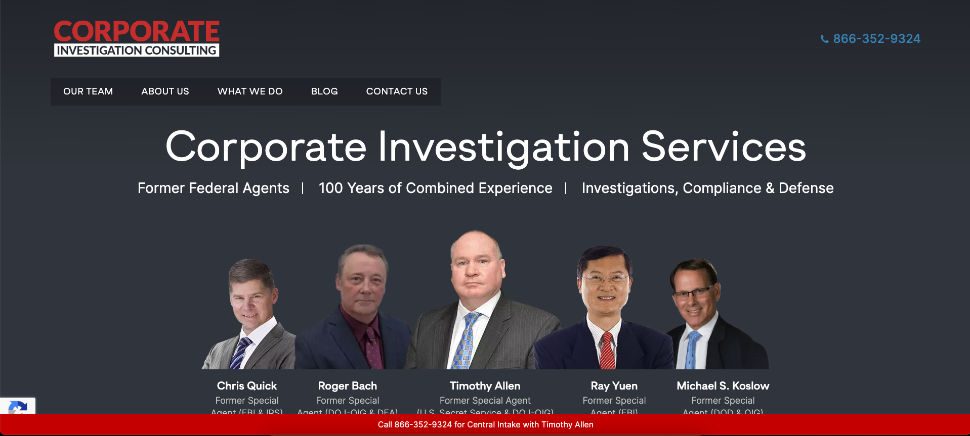 Corporate Investigation Consulting